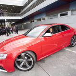 Carles Puyol en su nuevo Audi RS5