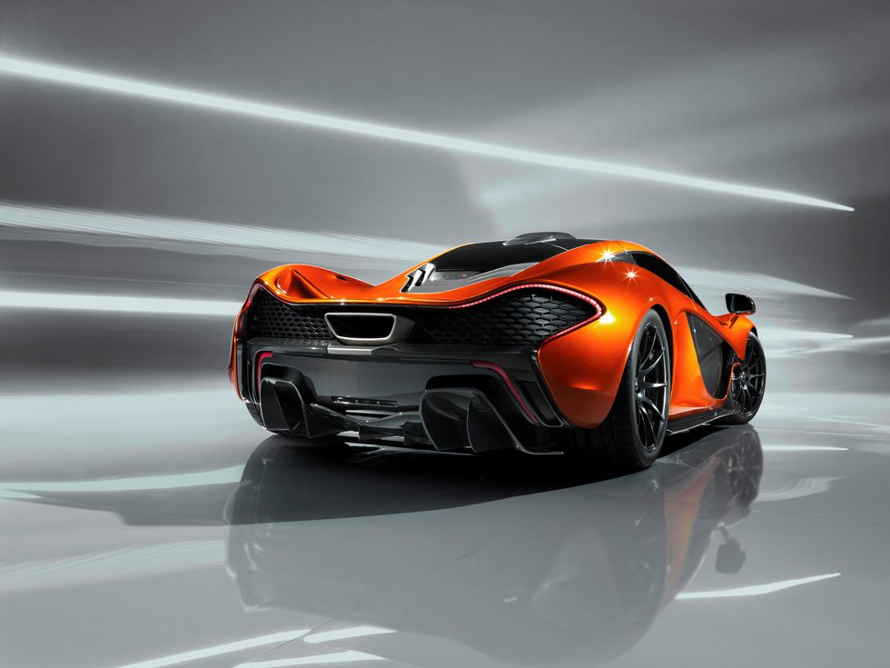 McLaren P1, trasera