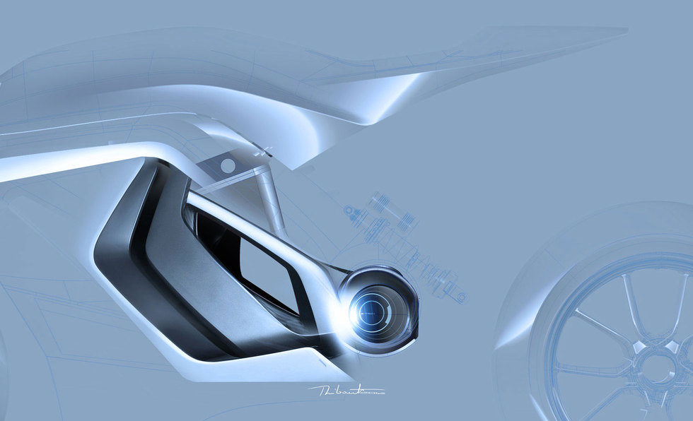 Detalle Audi e-tron Motorbike