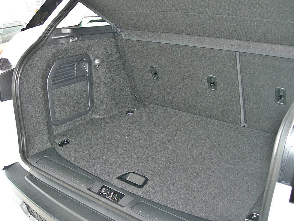 Range Rover Evoque vista capacidad maletero