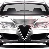 Bocetos Alfa Romeo Giulia - frontal