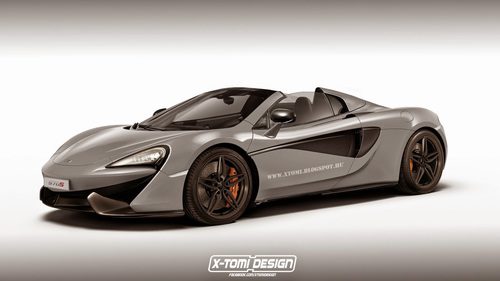 McLaren 570S Spider render
