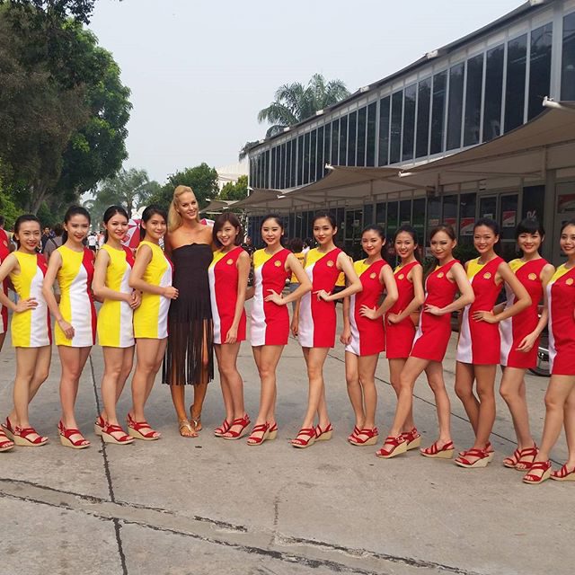 Paddock Girls del GP de Malasia 2015 - Shell girls