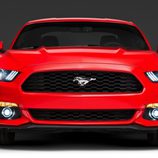 Ford Mustang 2015, plano frontal faros encendidos