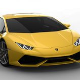 Lamborghini Huracán LP610-4, amarillo tres cuartos delantero 2-2