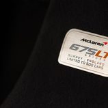 McLaren 675LT Spider 2016 - placa