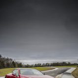 Posando en un circuito el Lexus LC 500 2016