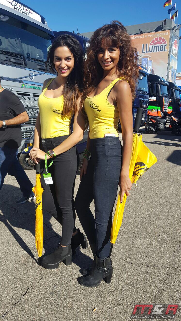 Paddock Girls del GP de Valencia 2016 - Páginas Amarillas