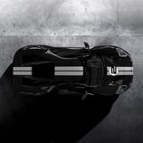Ford GT negro - techo