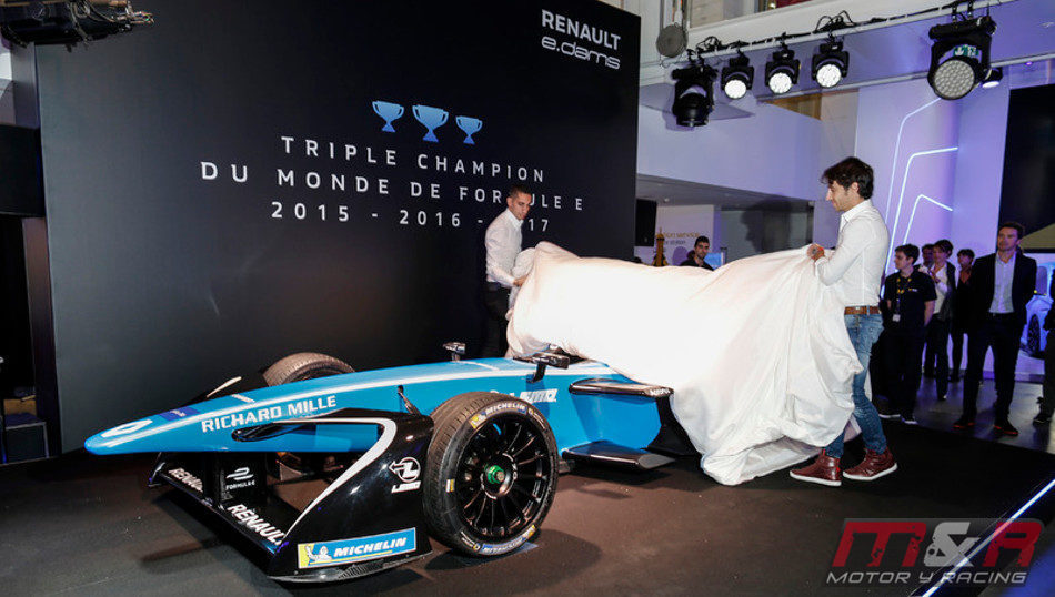 Renault e.dams presentó el Z.E.17
