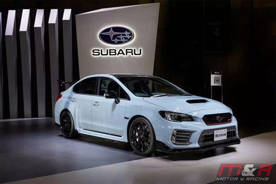 Subaru presentó el radical WRX STi Edición Especial S208