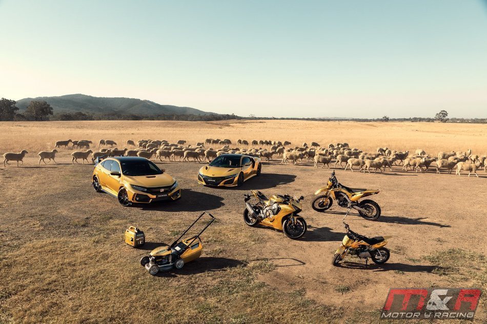 Honda celebra su 50 aniversario en Australia con una edición dorada