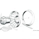 Audi TT Offroad Concept - boceto detalle salidas aireación
