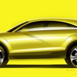 Audi TT Offroad Concept - boceto color perfil