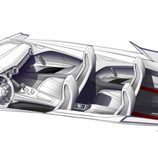 Audi TT Offroad Concept - boceto habitáculo