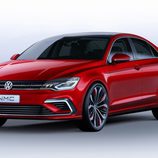 Volkswagen New Midsize Coupe concept - detalle delantera