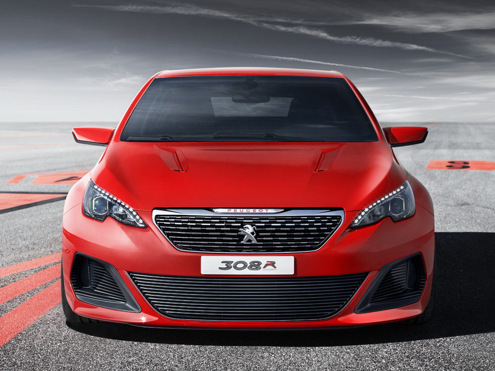 Peugeot 308 R Concept - Frontal agresivo