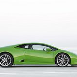 Lamborghini Huracán LP610-4 - carrocería verde perfil