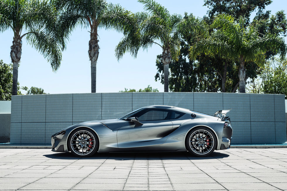 Toyota FT-1 grey concept - lateral