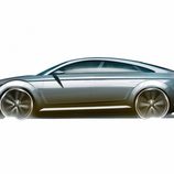 Audi TT Sportback concept - boceto lateral