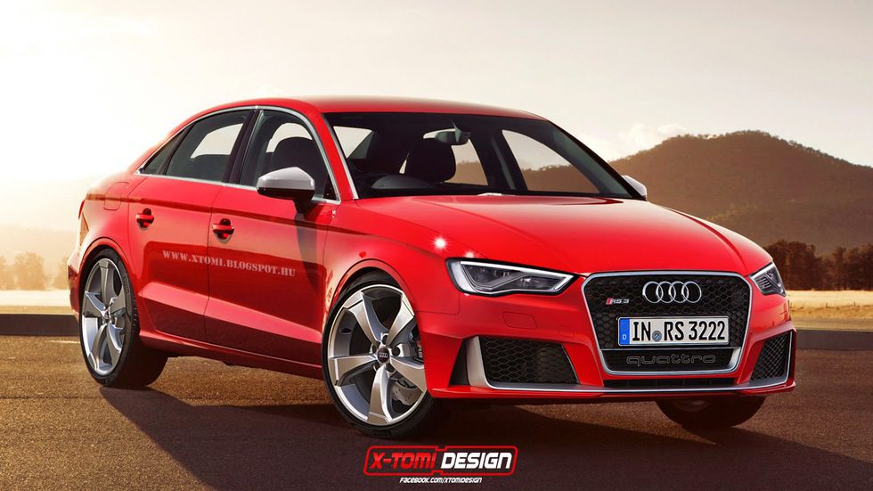 Audi RS3 sedán render