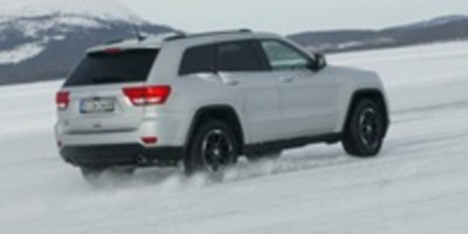 El Jeep Grand Cherokee se pone a prueba en las pistas de hielo de Arjeplog