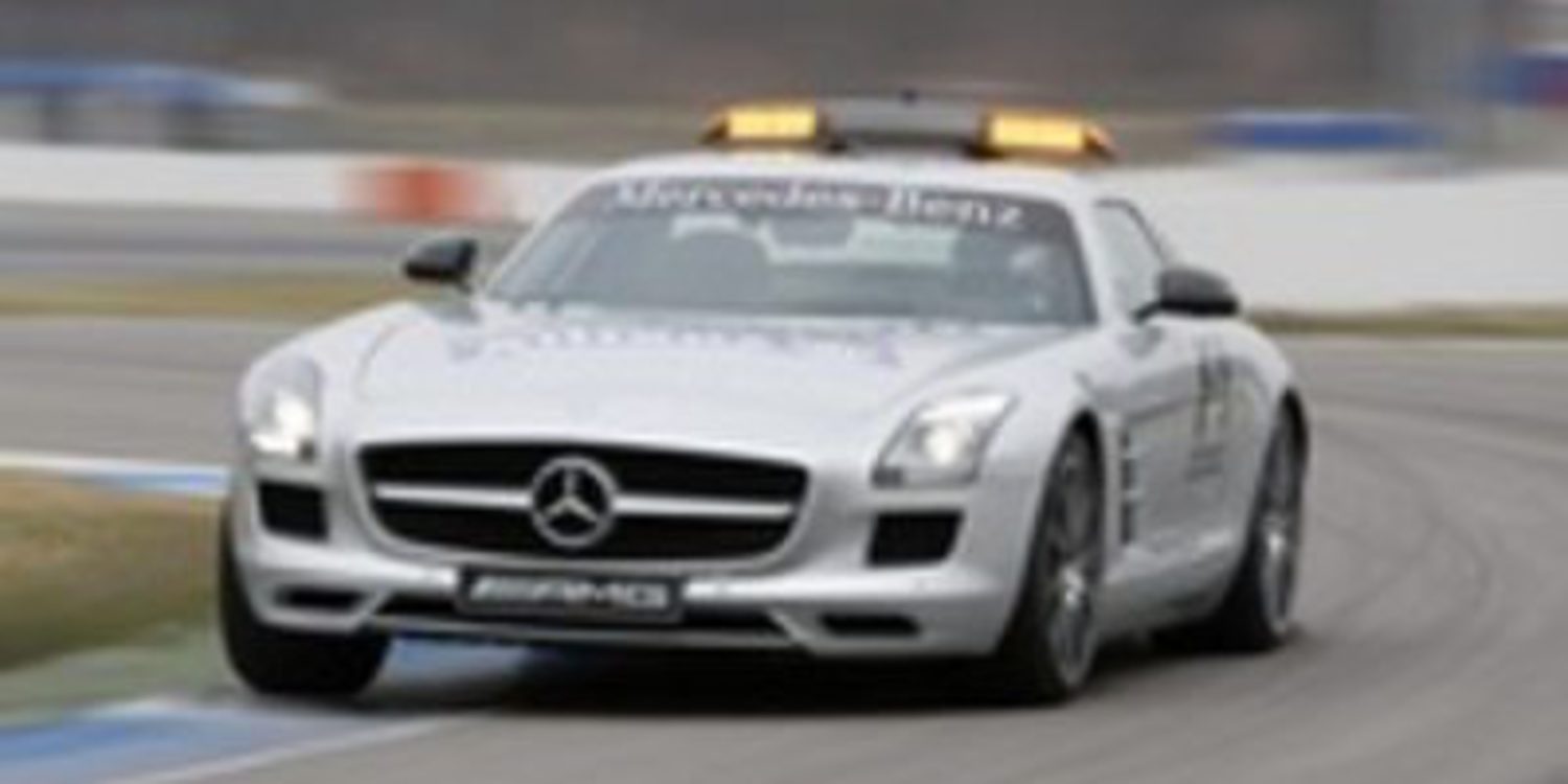 Así es el Safety Car oficial de la F1: el Mercedes-Benz SLS AMG