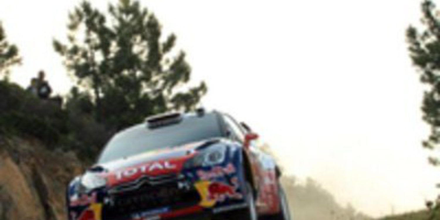 Sebastien Loeb lidera y Dani Sordo es sexto en el Rally de Cerdeña