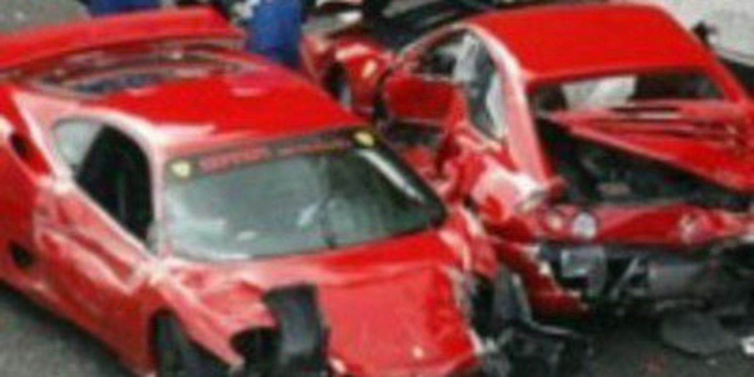 Ocho Ferrari chocan en Japón, ¿el siniestro más caro de la historia?