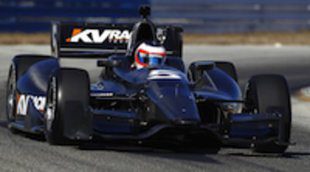 Rubens Barrichello realiza un test con el IndyCar de KV Racing