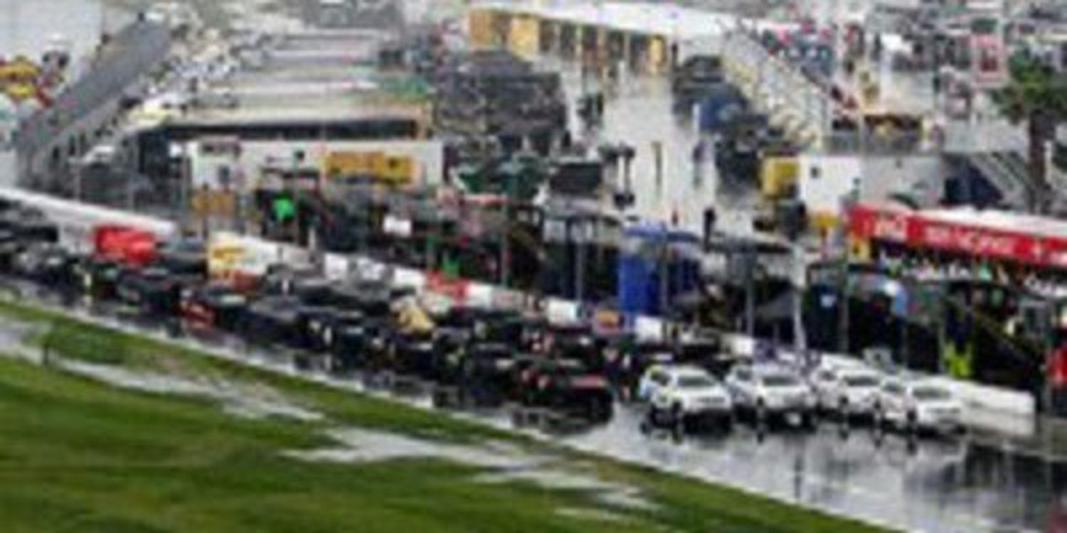 Las 500 Millas de Daytona se aplazan por la lluvia