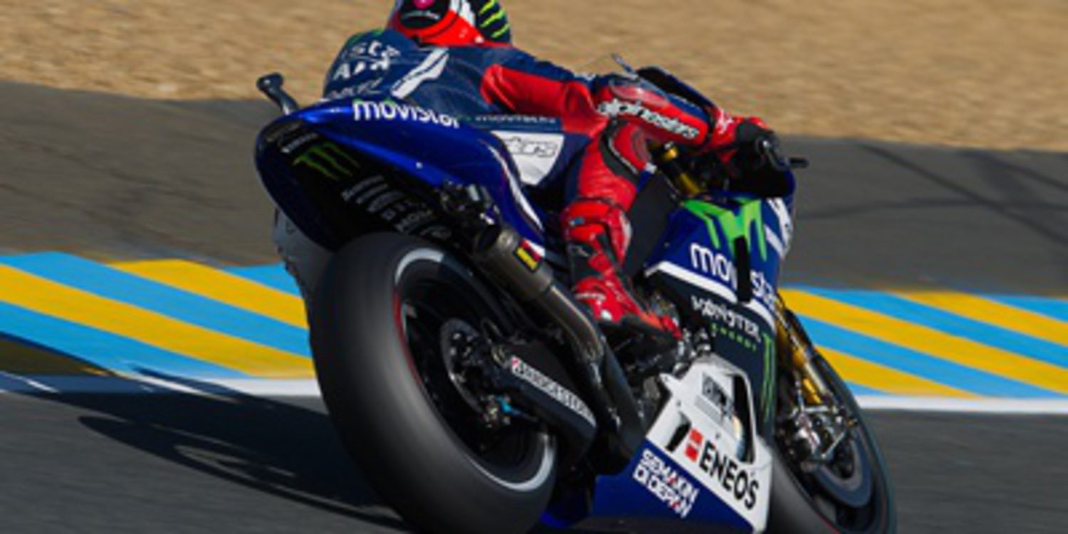 Jorge Lorenzo sorprende en el FP3 de MotoGP en Le Mans