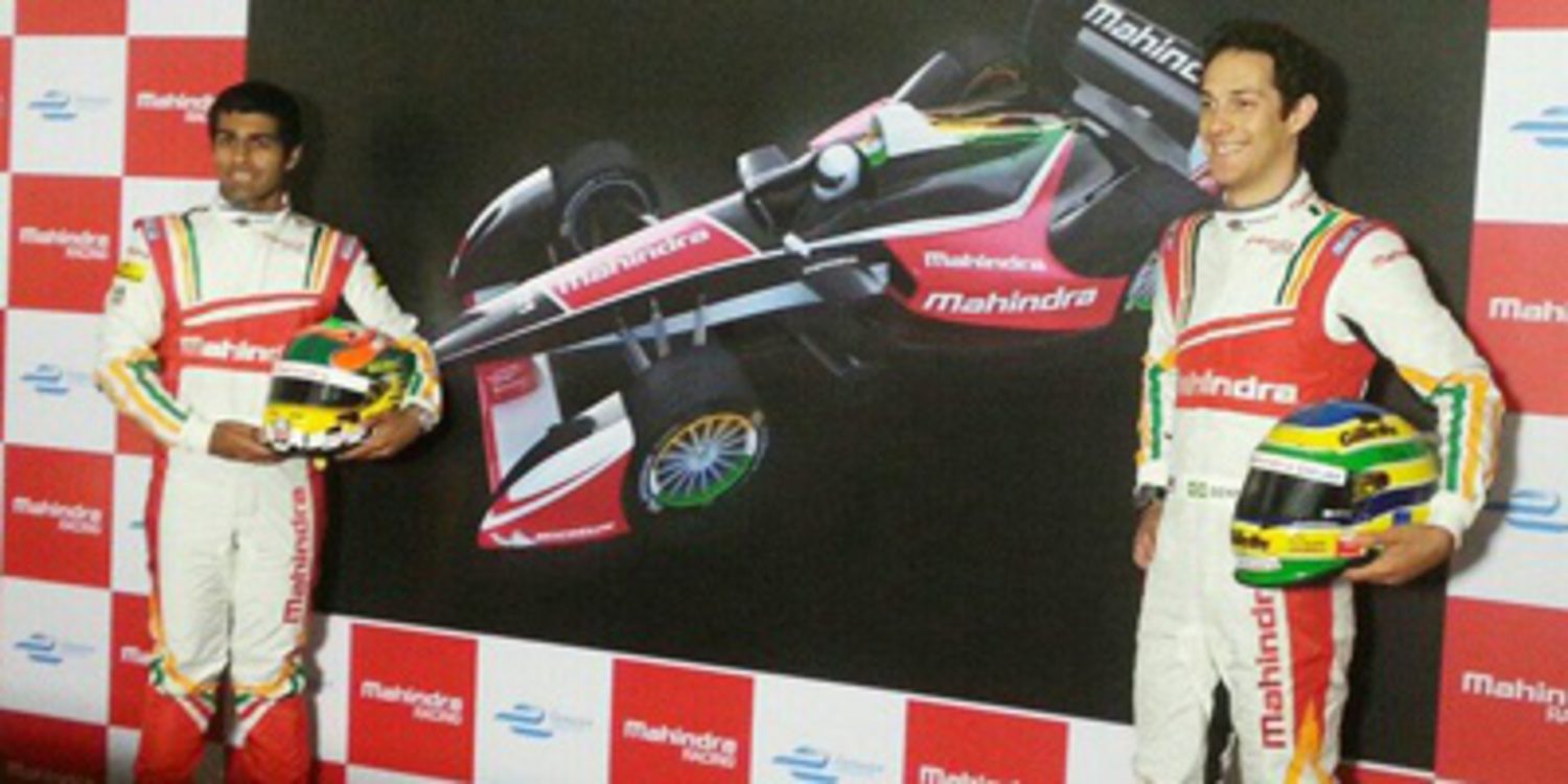 Karun Chandhok y Bruno Senna con Mahindra Racing en Formula E