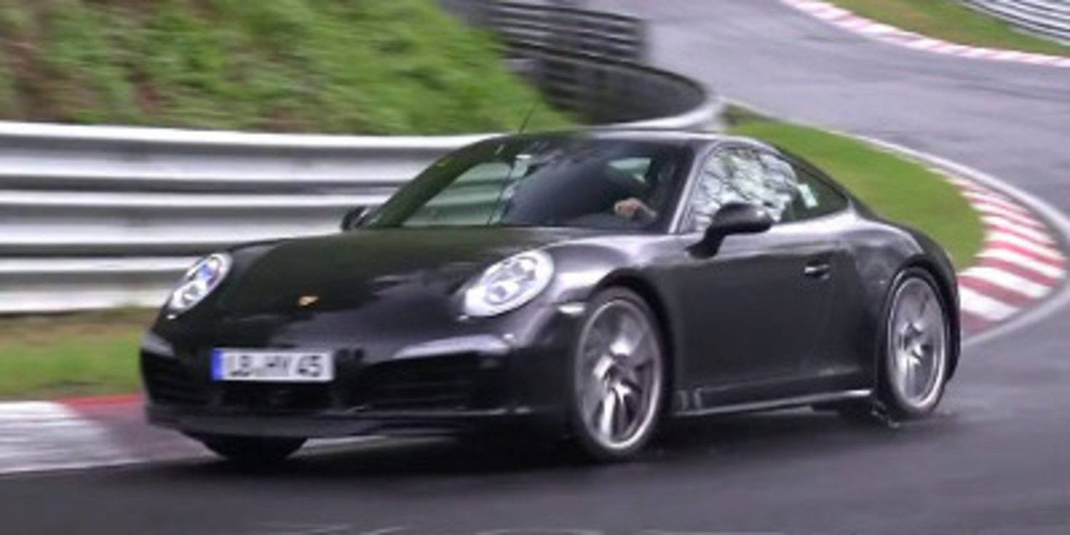 Cazado el primer Porsche 911 híbrido en Nürburgring