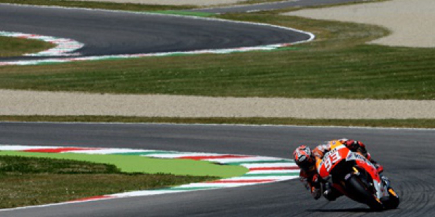 El warm up de MotoGP para Marc Márquez en Mugello