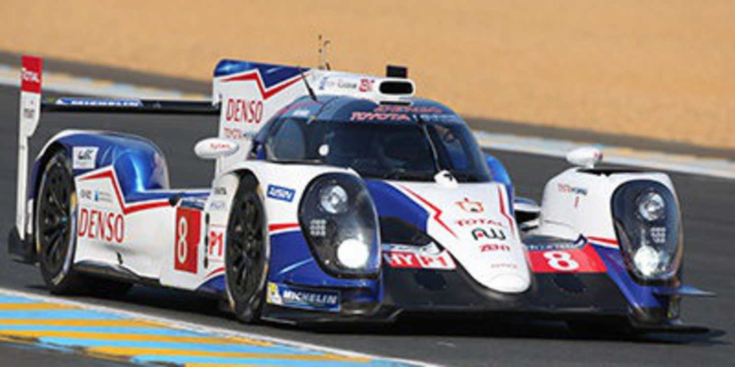 Toyota domina en el día de test en Le Mans