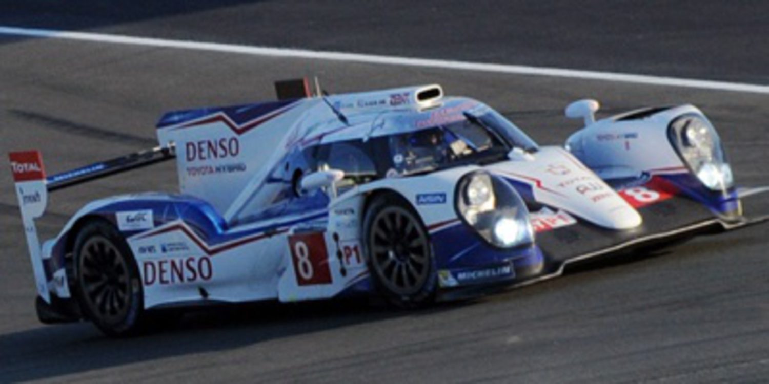 Toyota manda también en el warm-up de Le Mans