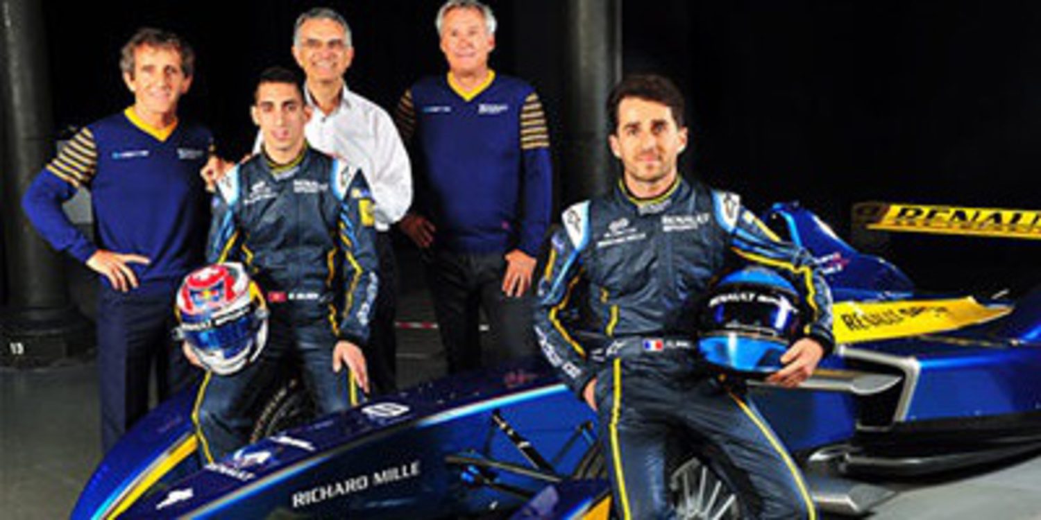 E.Dams en Formula E con Buemi y Nicolas Prost