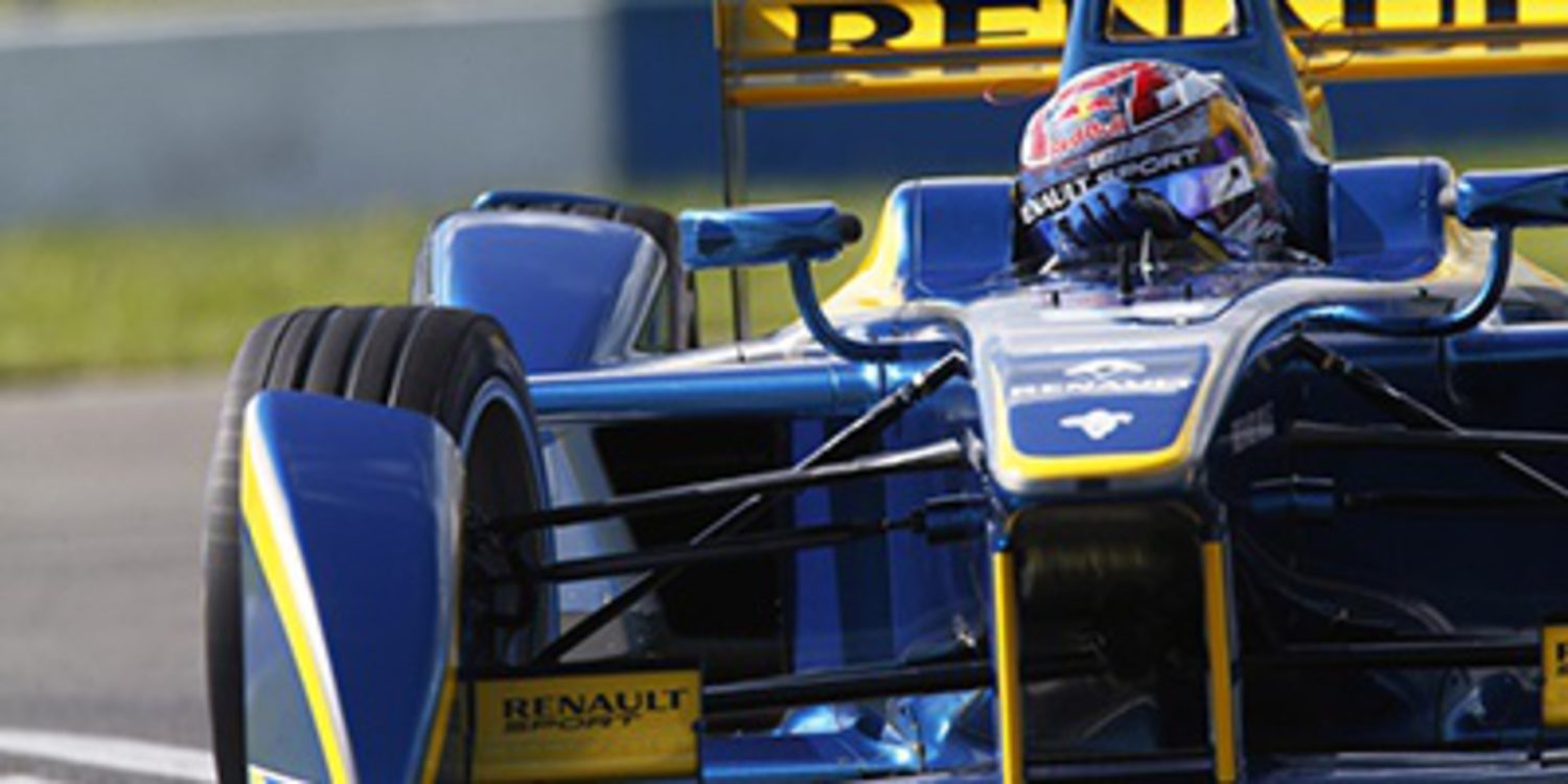 Sebastien Buemi repite liderato en el tercer día de test de la Formula E