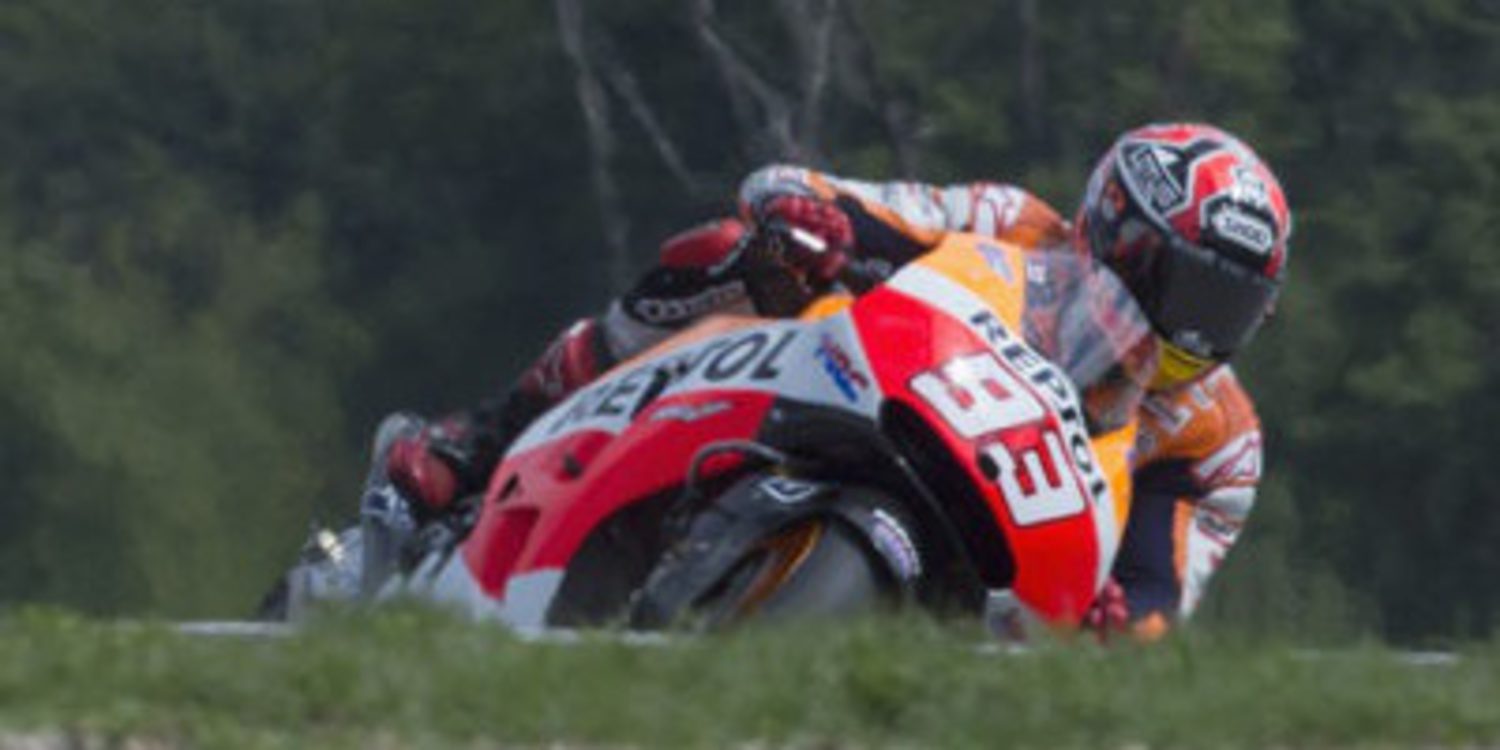 Marc Márquez lidera el test post-GP de MotoGP en Brno