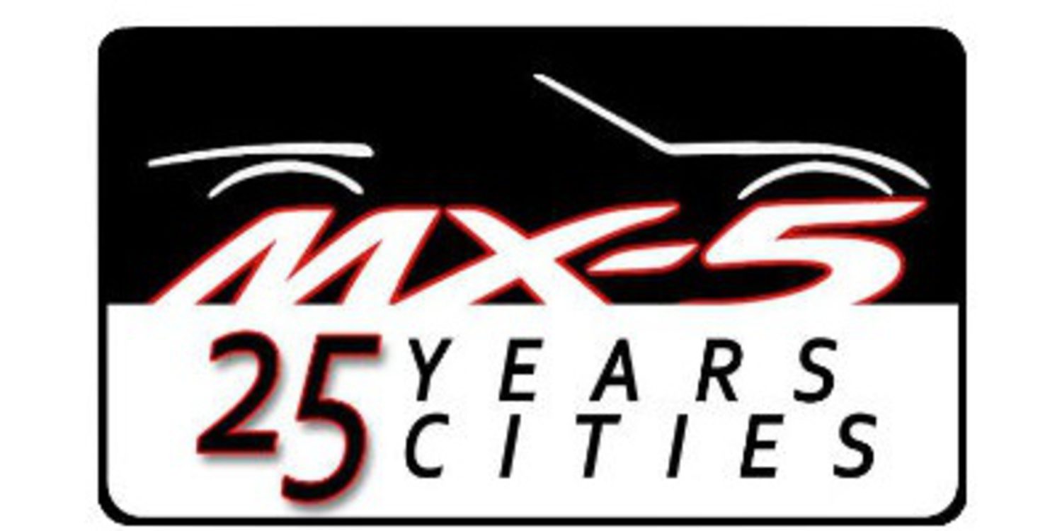 Un Mazda MX-5 recorre 25 ciudades celebrando su 25º aniversario