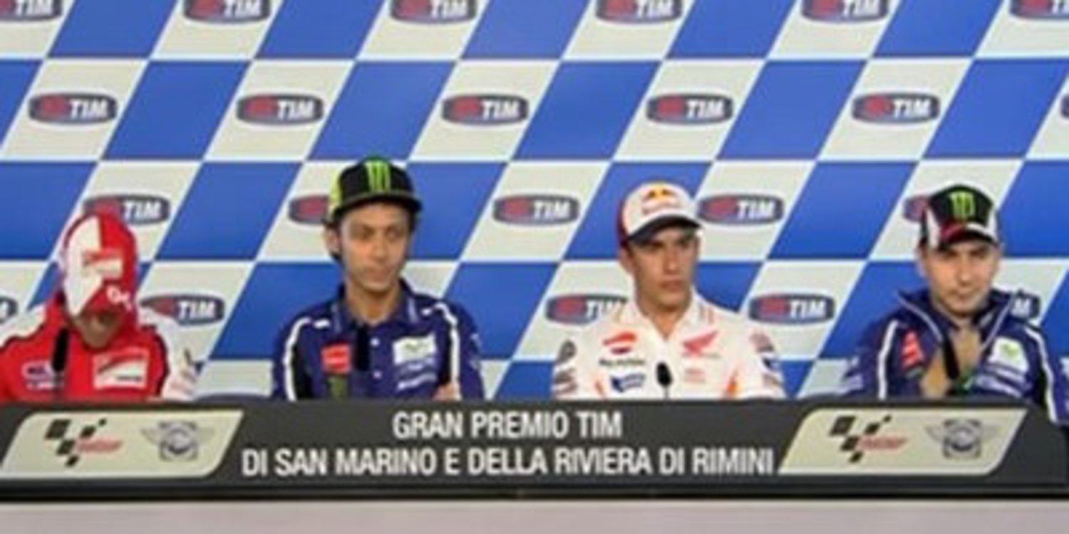 Rueda de prensa del GP de San Marino de MotoGP 2014