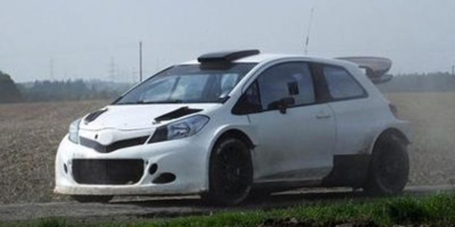 Nuevo test del Toyota Yaris WRC en Bélgica