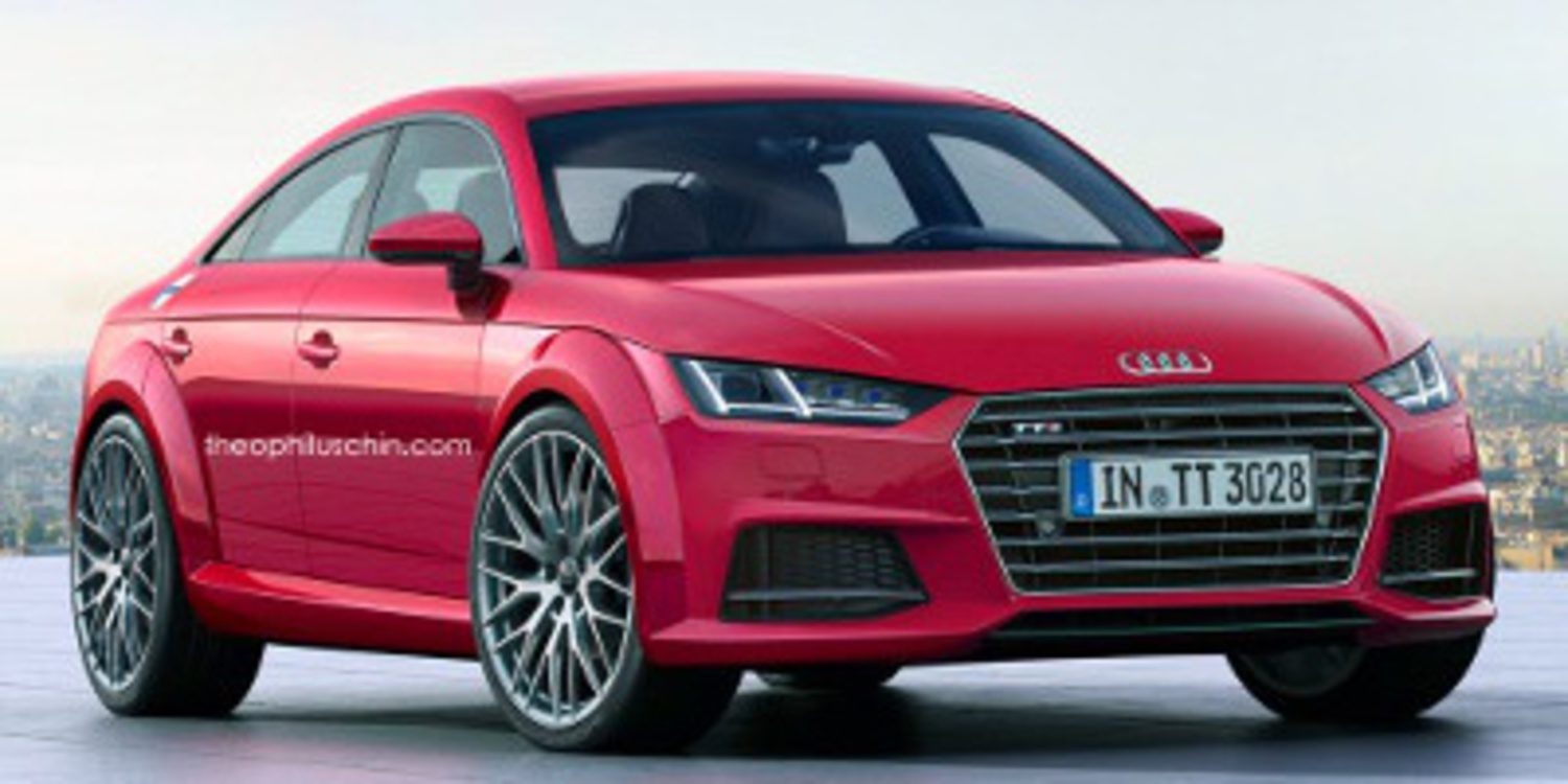 Recreado el aspecto del Audi TT Sportback de producción