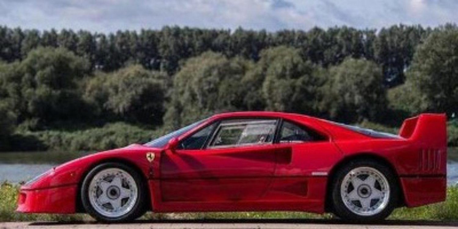 El Ferrari F40 ex-Nigel Mansell vendido