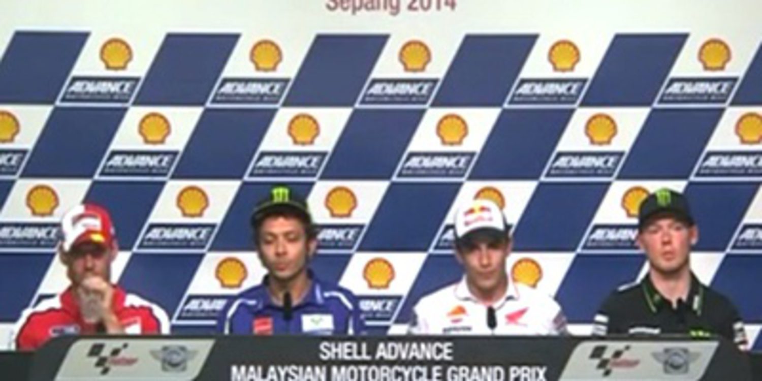 Rueda de prensa del GP de Malasia de MotoGP 2014