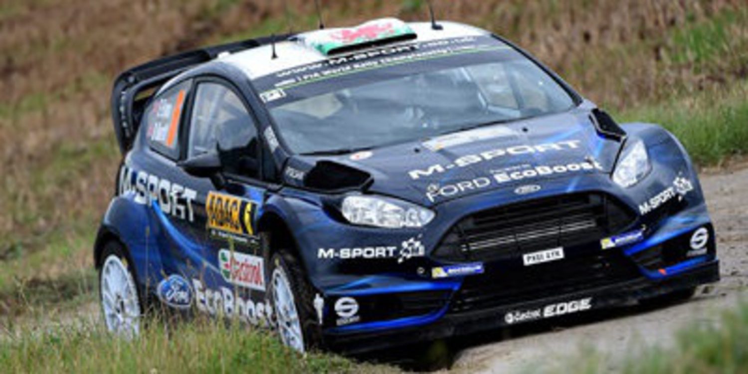 El nuevo Ford Fiesta RS WRC de M-Sport en Portugal
