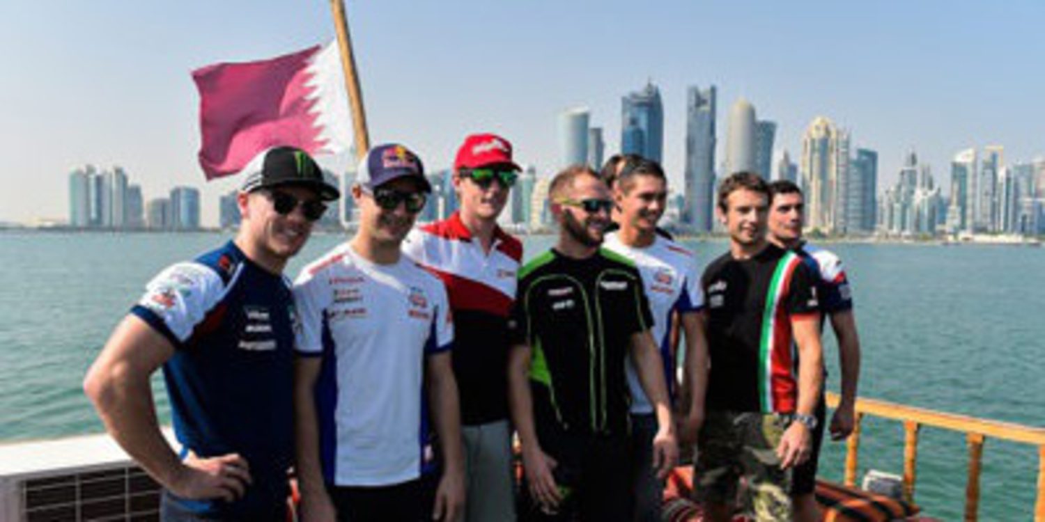Susto para los pilotos del WSBK en la bahía de Doha