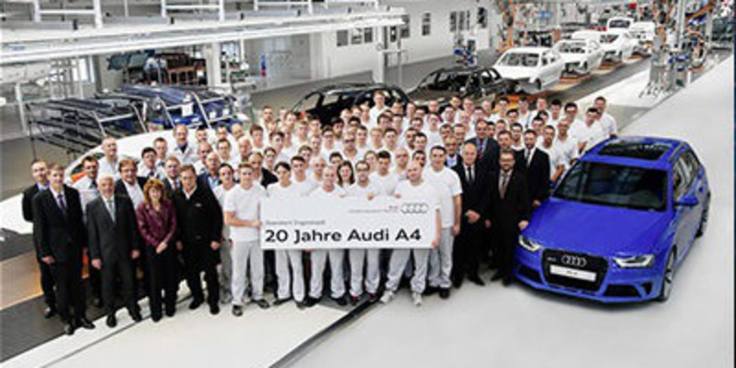 El Audi A4 celebra su 20 aniversario