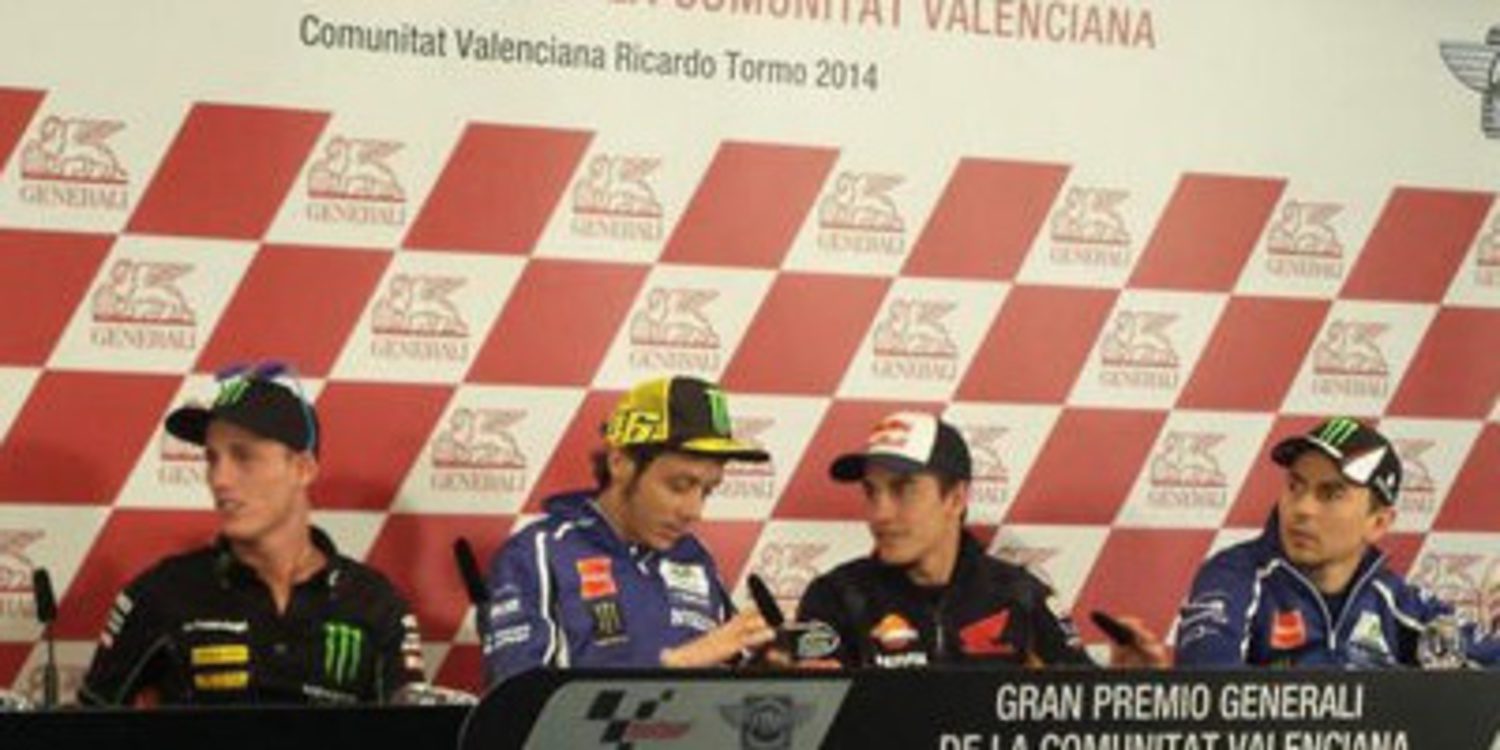 Rueda de prensa del GP de Valencia de MotoGP 2014